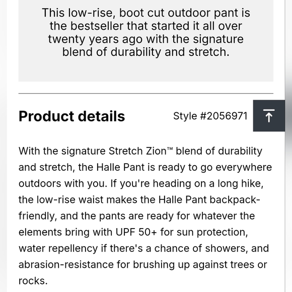 **SOLD** Prana "Halle Straight Convertible Pant" Low Rise Black | Women's Size 4 - Picture 11 of 13